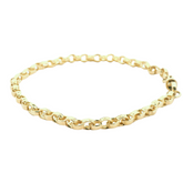 10.5" New 9CT Anklet Bracelet (15g) - Goldbank Jewellers